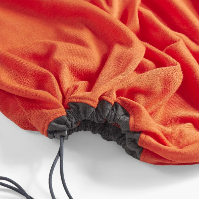 Reactor Extreme Sleeping Bag Liner - Mummy w/ Drawcord - Standard - spicy orange 1