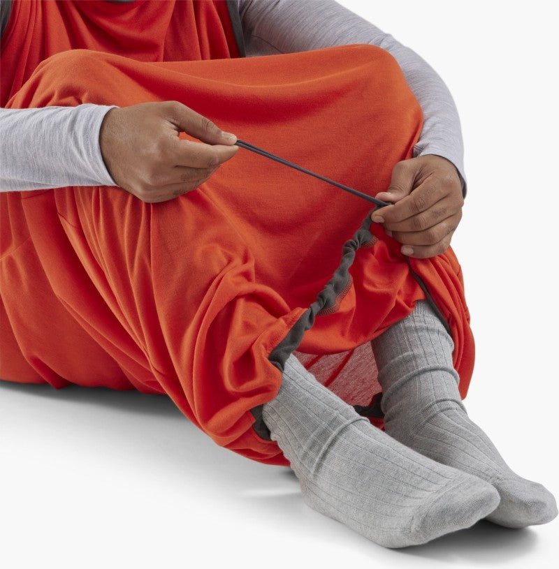 Reactor Extreme Sleeping Bag Liner - Mummy w/ Drawcord - Standard - spicy orange 1