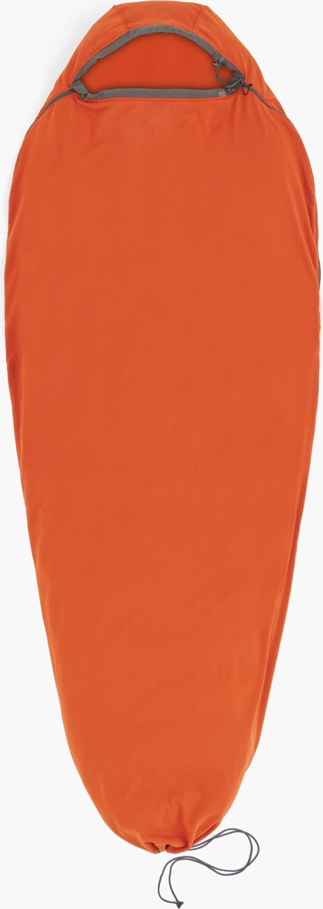 Reactor Fleece Sleeping Bag Liner - Mummy w/ Drawcord - Standard - picante red 1