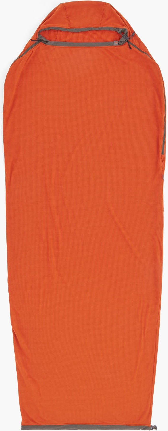 Reactor Fleece Sleeping Bag Liner - Mummy w/ Drawcord - Standard - picante red 1