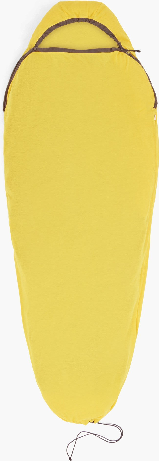 Reactor Sleeping Bag Liner - Mummy w/ Drawcord - Compact - sulphur yellow 1