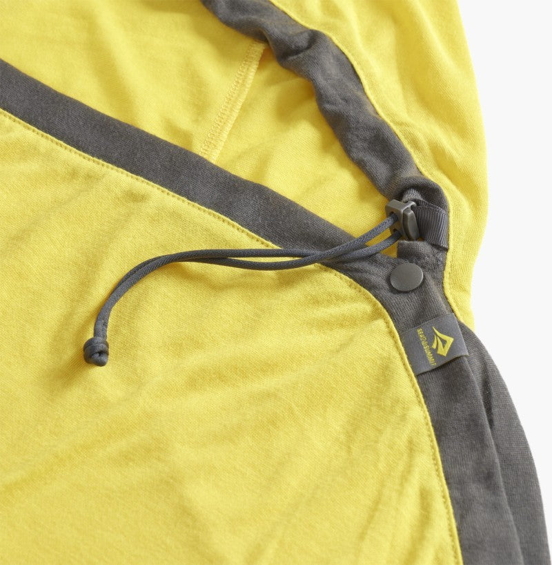 Reactor Sleeping Bag Liner - Mummy w/ Drawcord - Standard - sulphur yellow 1
