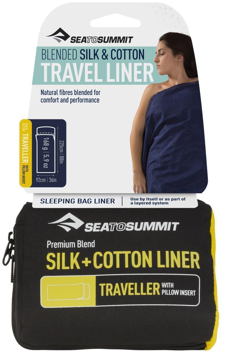 Silk/Cotton Blend Travel Liner - Traveler (with Pillow Case) - Not Applicable 2