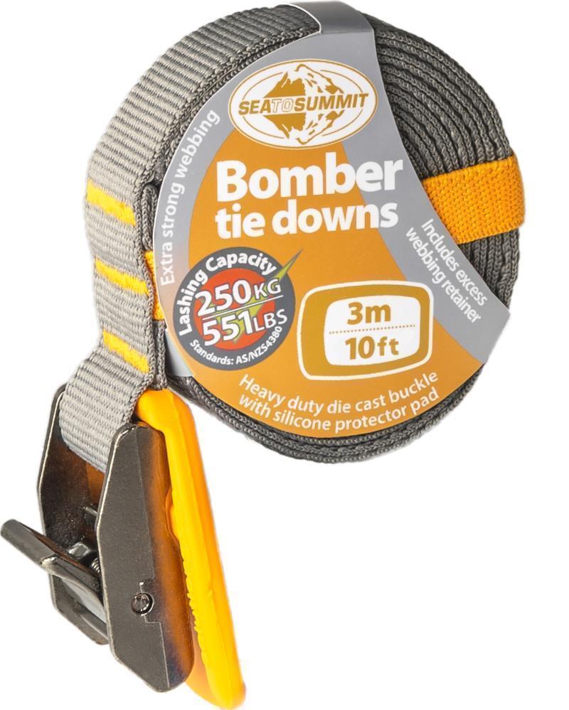 Solution Bomber Tie Down - 3m / 10 Ft - Grey / Orange - Not Applicable 1