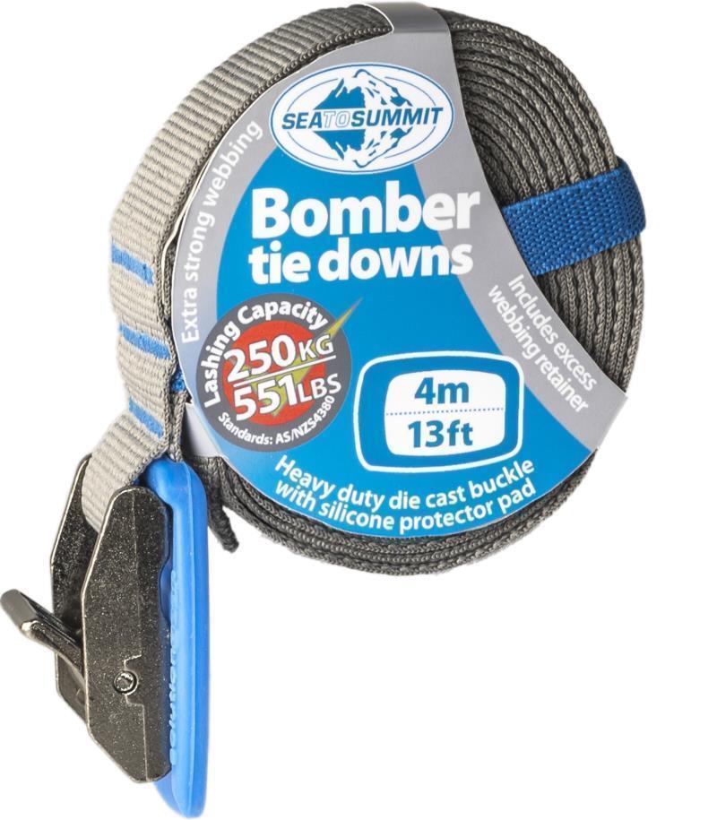 Solution Bomber Tie Down - 4m / 13 Ft - Grey / Blue - Not Applicable 1