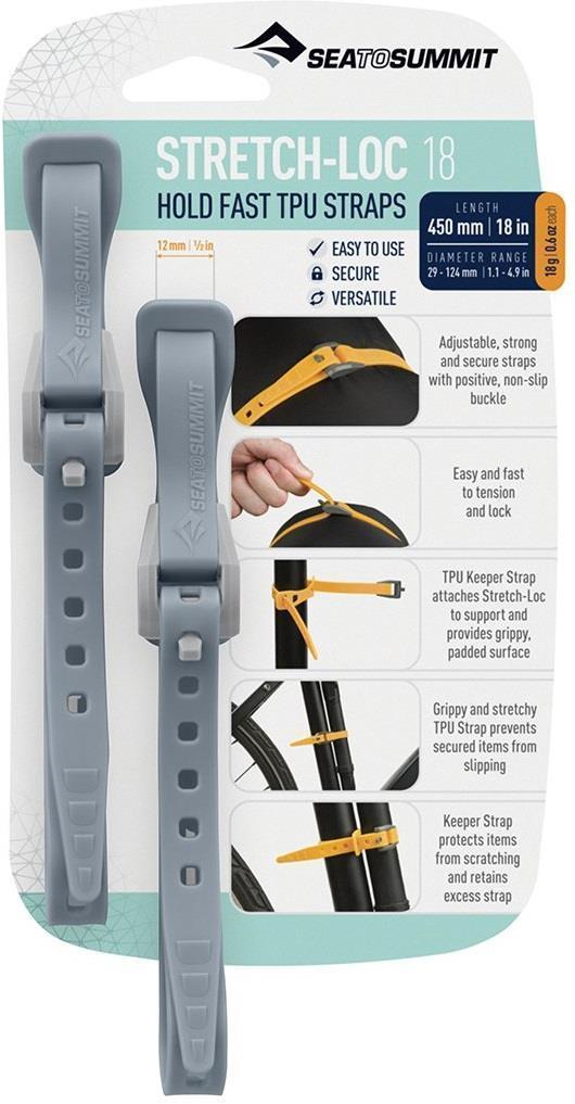 Stretch-Loc TPU Straps 18 : 450 x 12mm (18" x 1/2") - 2 Pack - Dusk 1