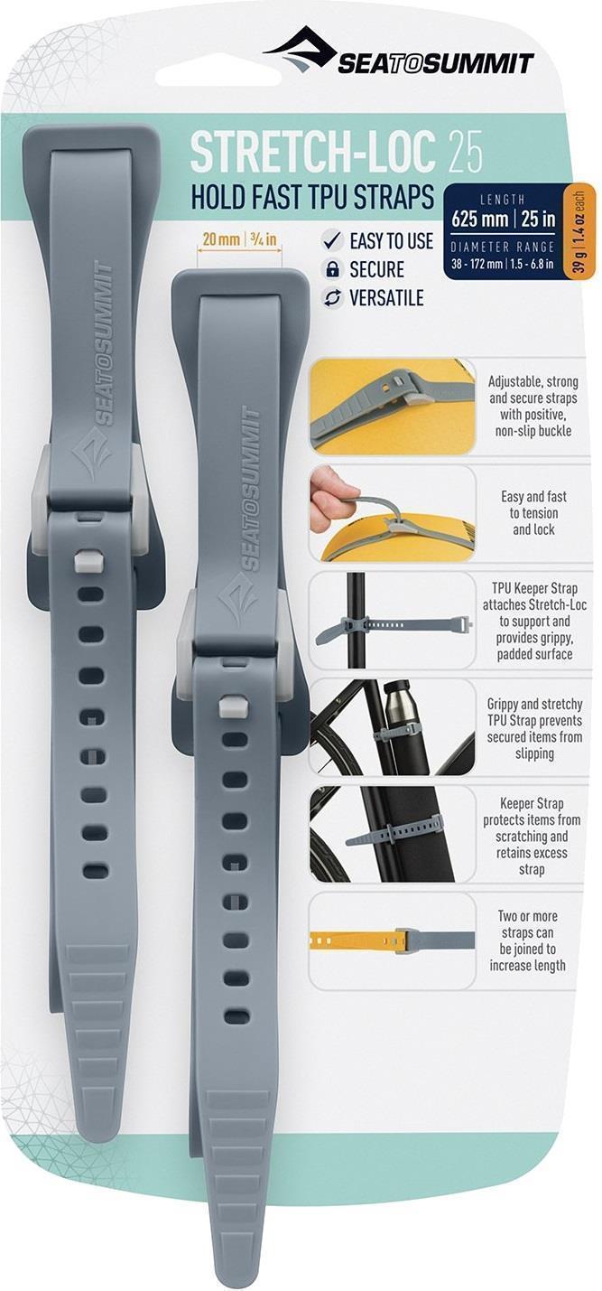 Stretch-Loc TPU Straps 25 : 625 x 20mm (25" x 3/4") - 2 Pack - Dusk 1