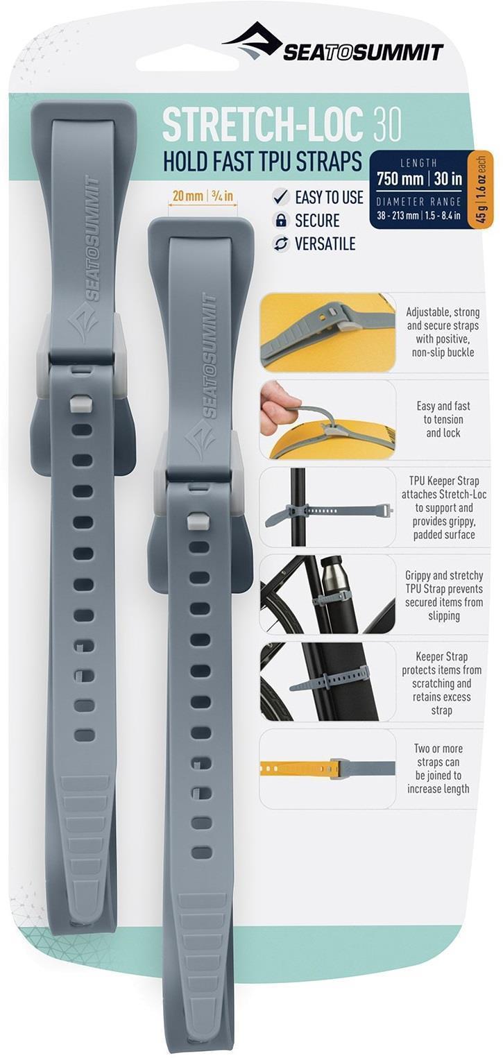 Stretch-Loc TPU Straps 30 : 750 x 20 mm (30" x 3/4") - 2 Pack - Dusk 1