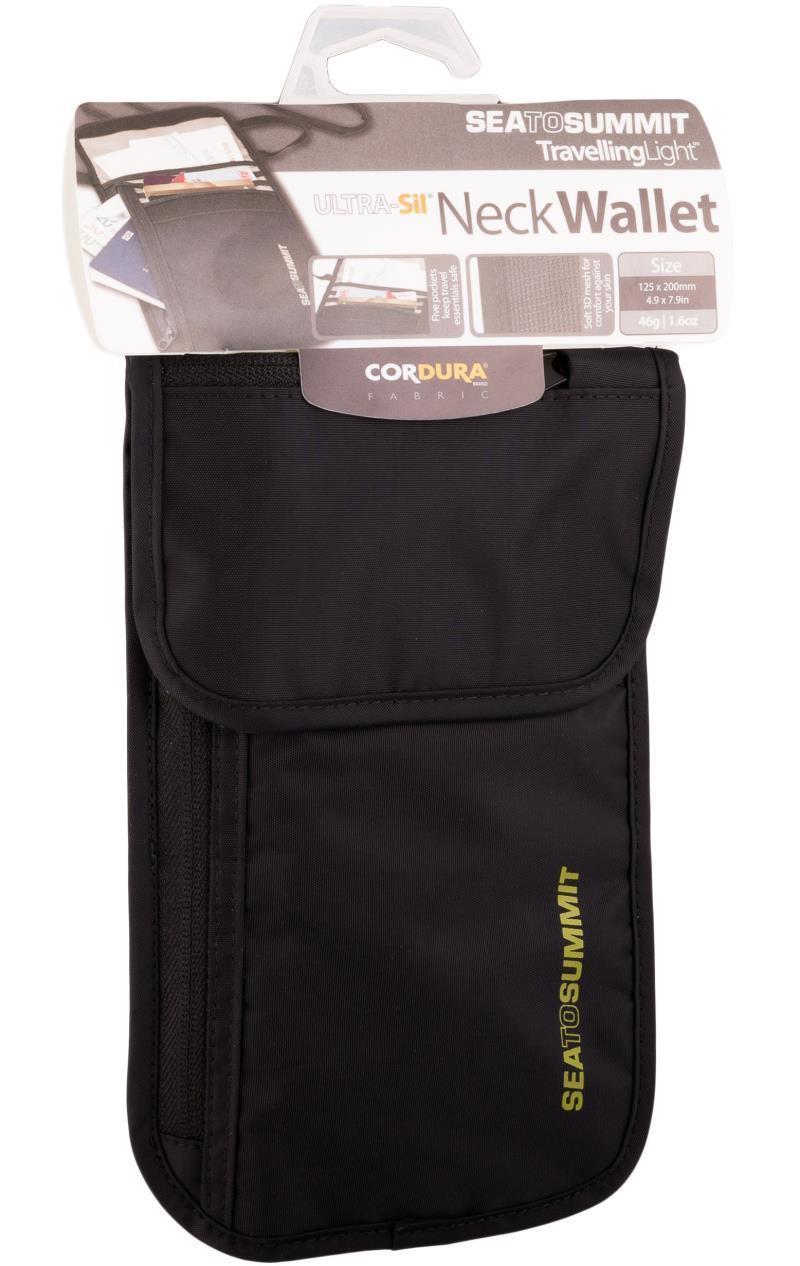 Travelling Light Neck Wallet - Black 2