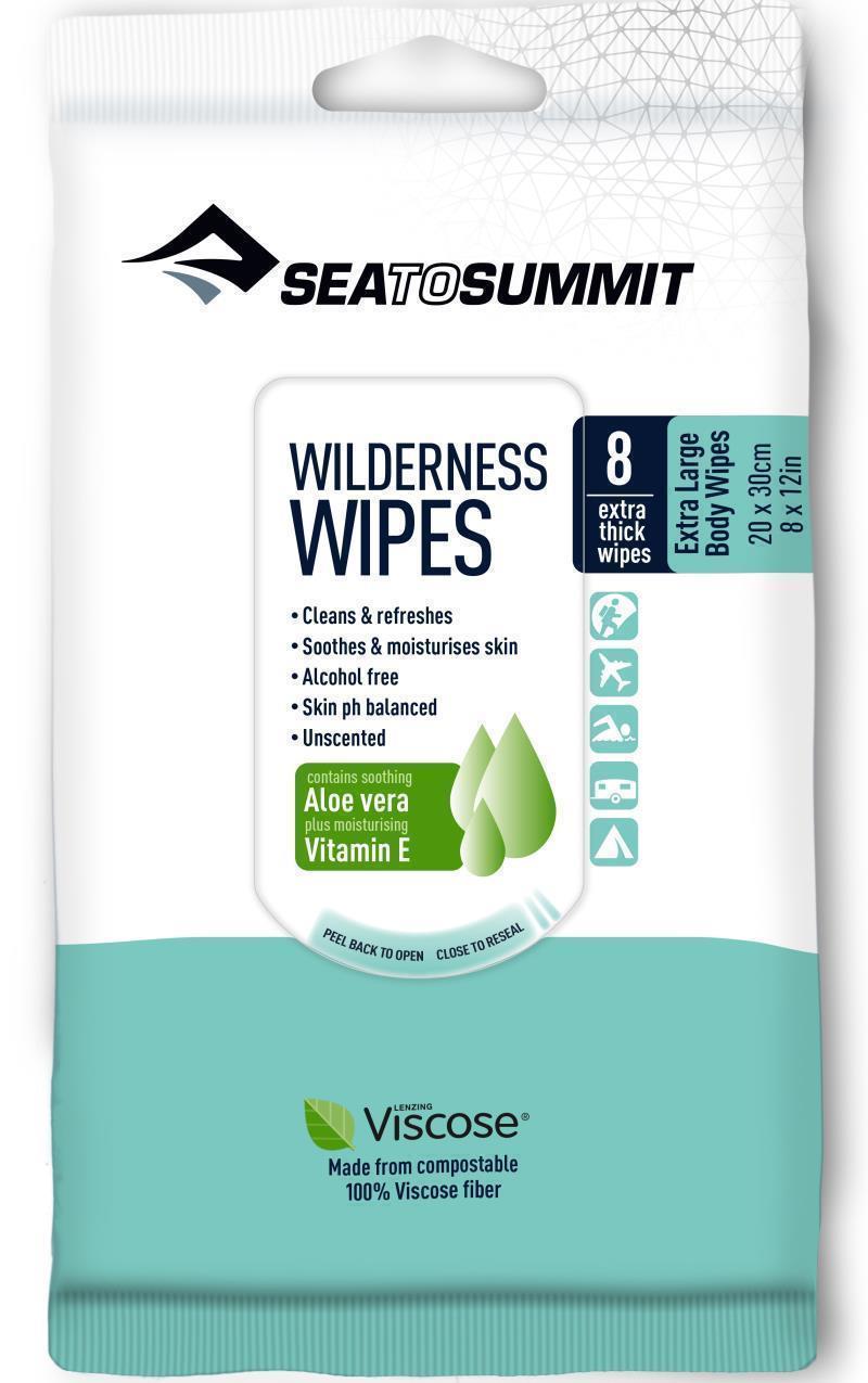 Trek and Travel Wilderness Bath Wipes - XL - 8 per pack - Not Applicable 1