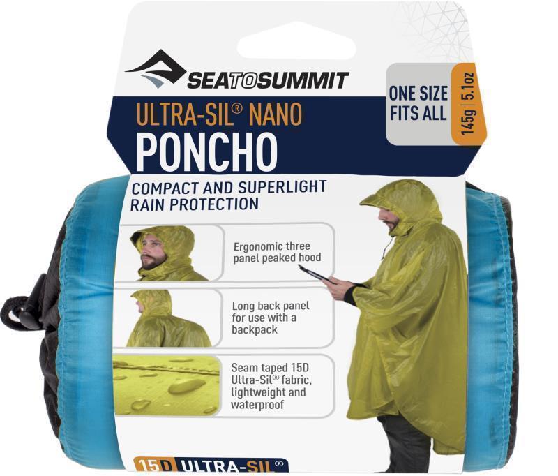 Ultra-Sil Nano Poncho - Pacific Blue 3