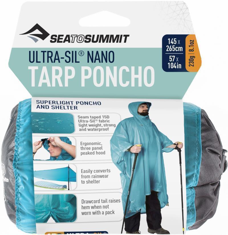 Ultra-Sil Nano Tarp / Poncho - Pacific Blue 2