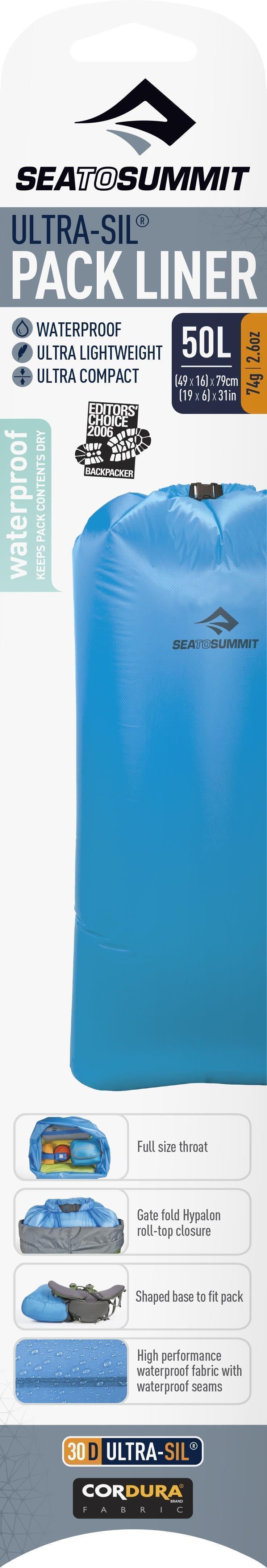 Ultra-Sil Pack Liners - S - 50L - sky blue 1