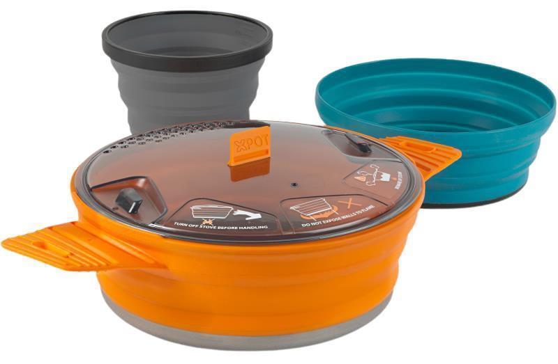 X-Set 21 - 3 Piece - X-Pot - 1.4L & X-Bowl & X-Mug - Orange 1