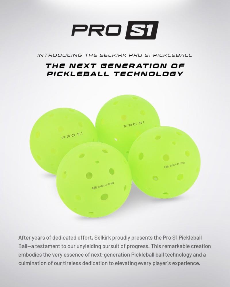Pro S1 Pickleball Balls - 4 Pack - not applicable 1