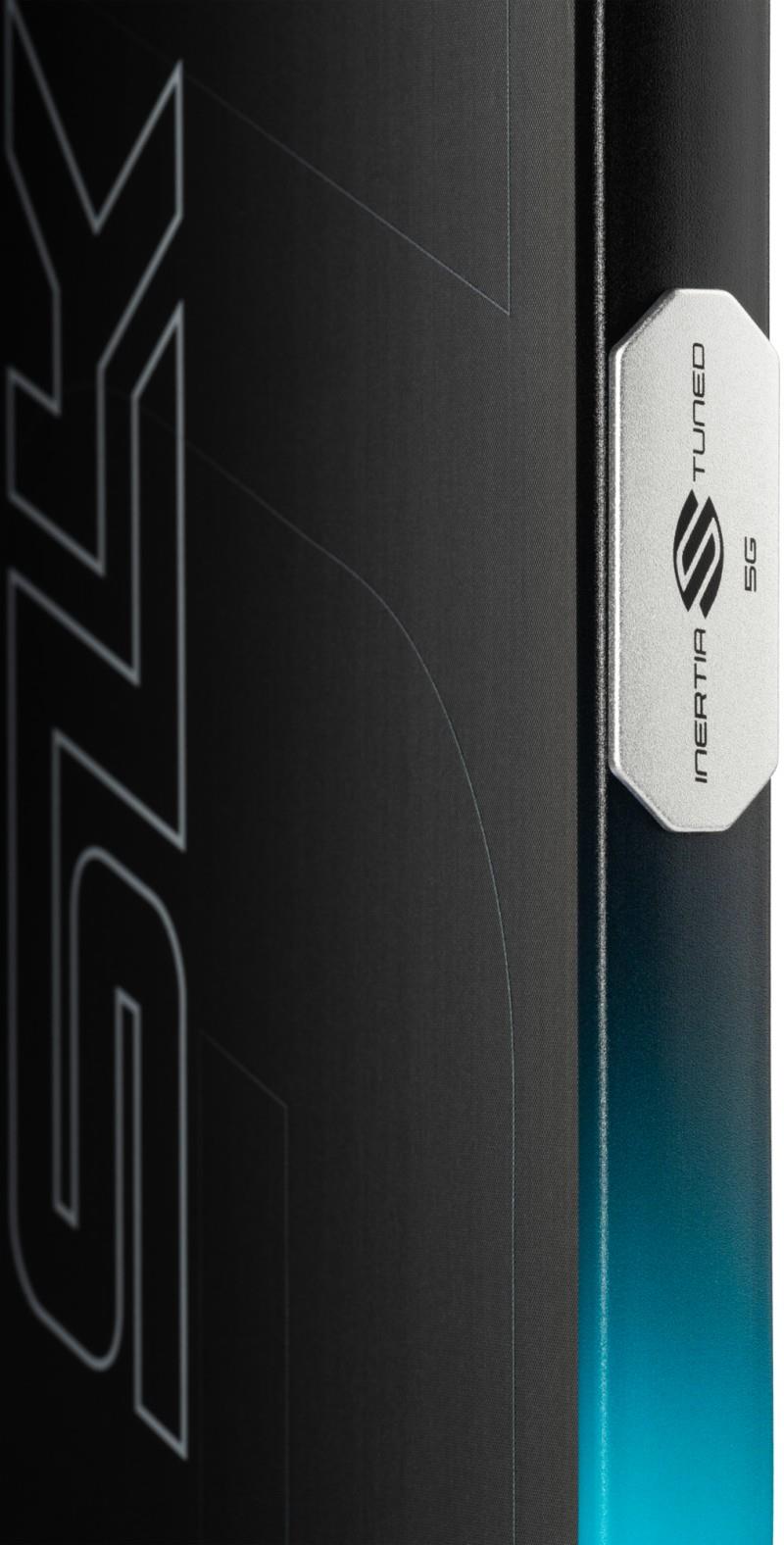 SLK Geo Pickleball Paddle - Widebody - cyan 1