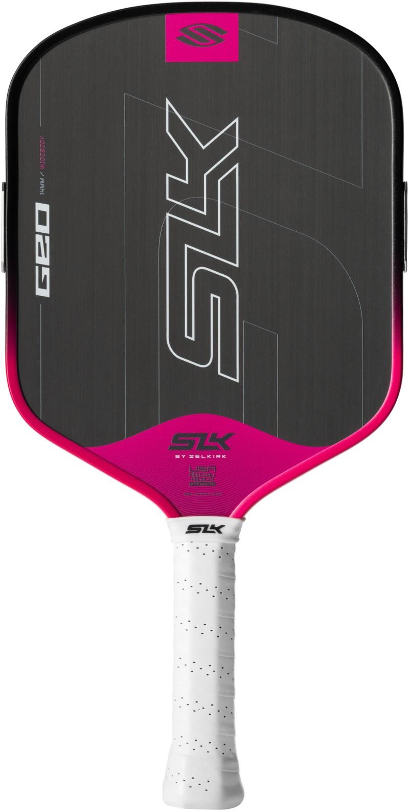 SLK Geo Pickleball Paddle - Widebody - pink 1