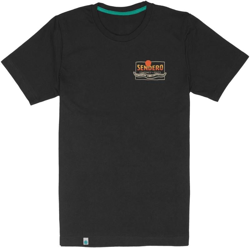 Cowpokes & Poets T-Shirt - Mens - black 1