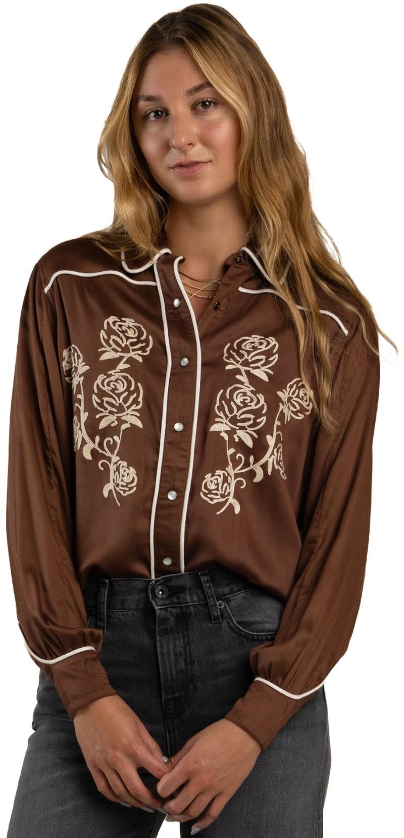 Dakota Blouse - Womens - mocha 1