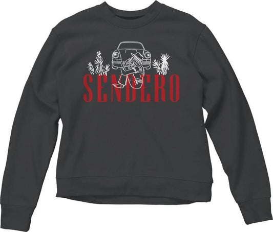 Desert Drifter Women`s Sweatshirt - vintage black 1
