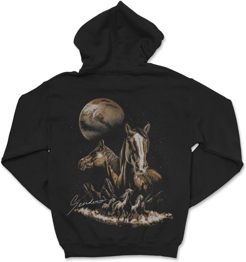 Midnight Riders Hoodie - vintage black 1