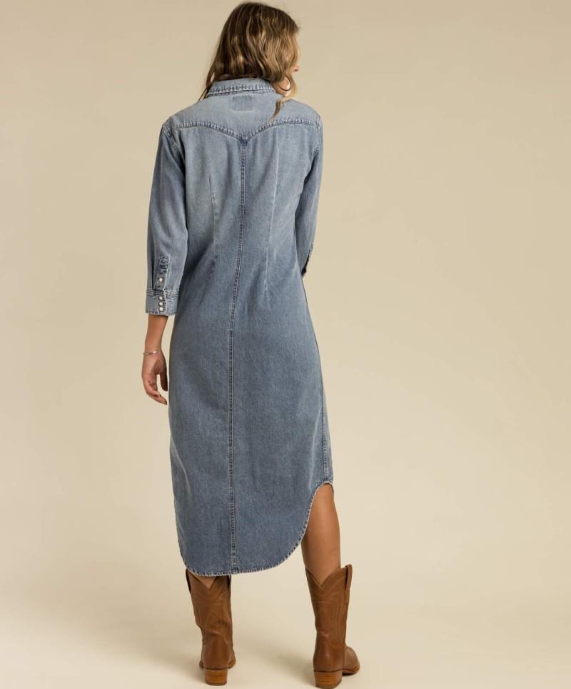The Annie Dress - classic denim 1