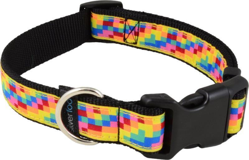 Dog Clip Collar - X-Large - 1.25" Wide (Fits 20" to 28") - Disco Yellow 1