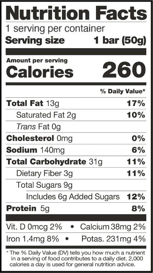 Sport Energy Bar - 50g - cherry & pistachio 1
