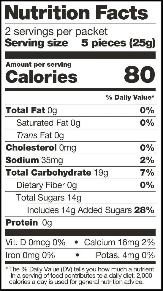 Sport Energy Chews - 50g - lemon & green tea 1