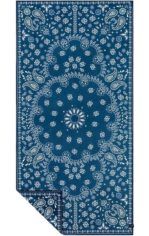 Paisley Park - Travel Towel - Navy 1