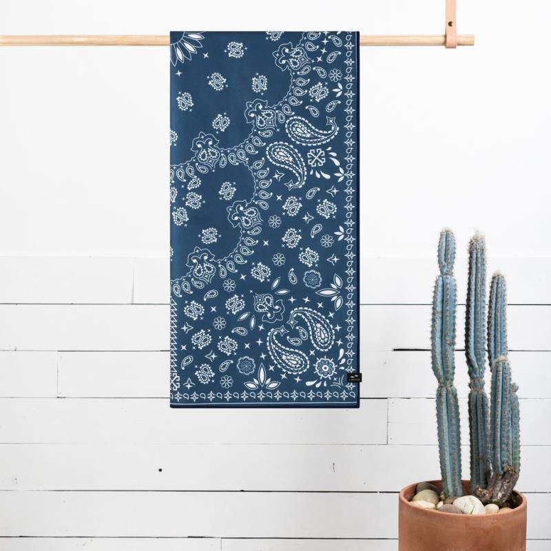 Paisley Park - Travel Towel - Navy 3