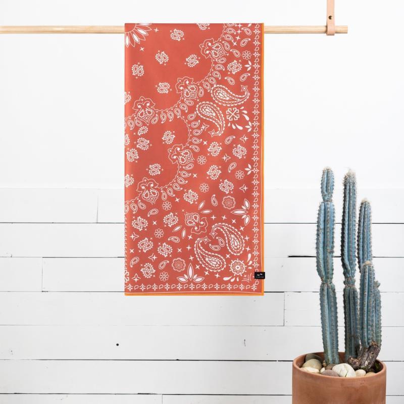 Paisley Park - Travel Towel - Red 3