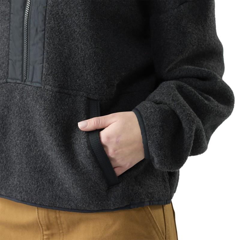 2nd Cut Fleece 1/2 Zip - Womens - charcoal 1
