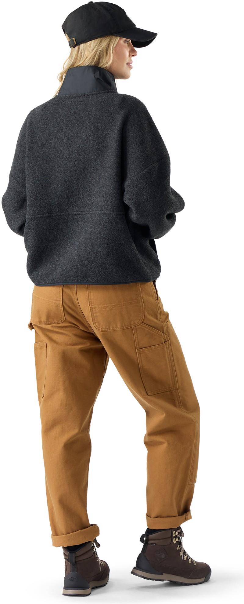 2nd Cut Fleece 1/2 Zip - Womens - charcoal 1