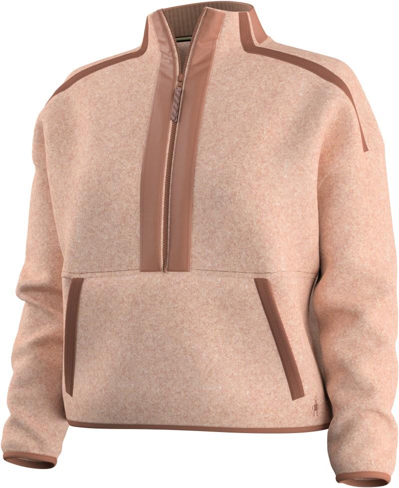2nd Cut Fleece 1/2 Zip - Womens - light mocha 1