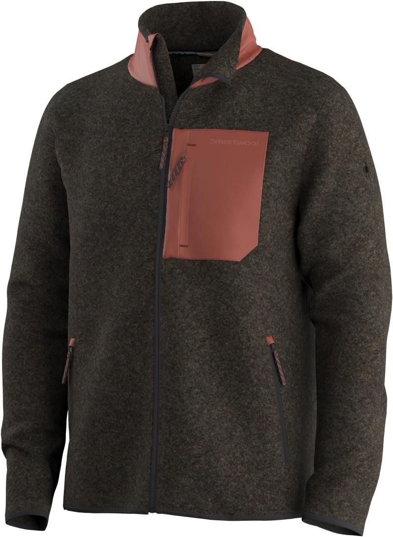 2nd Cut Fleece Jacket - Mens - burnt sienna 1