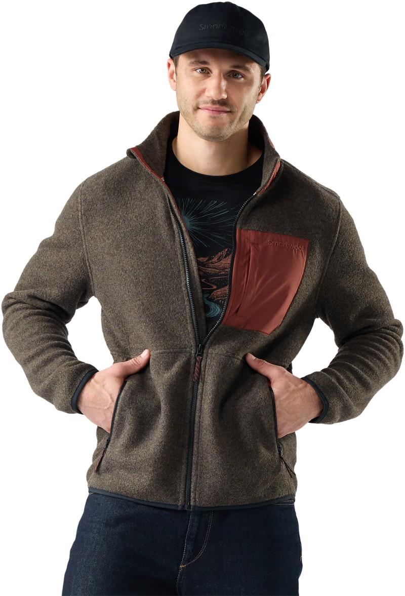 2nd Cut Fleece Jacket - Mens - burnt sienna 1