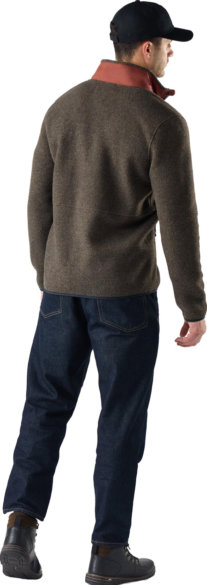 2nd Cut Fleece Jacket - Mens - burnt sienna 1