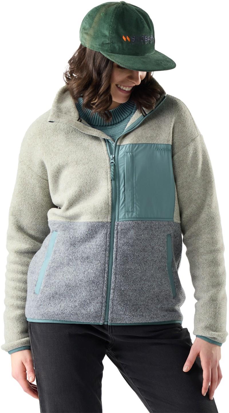 2nd Cut Fleece Jacket - Womens - green tea 1