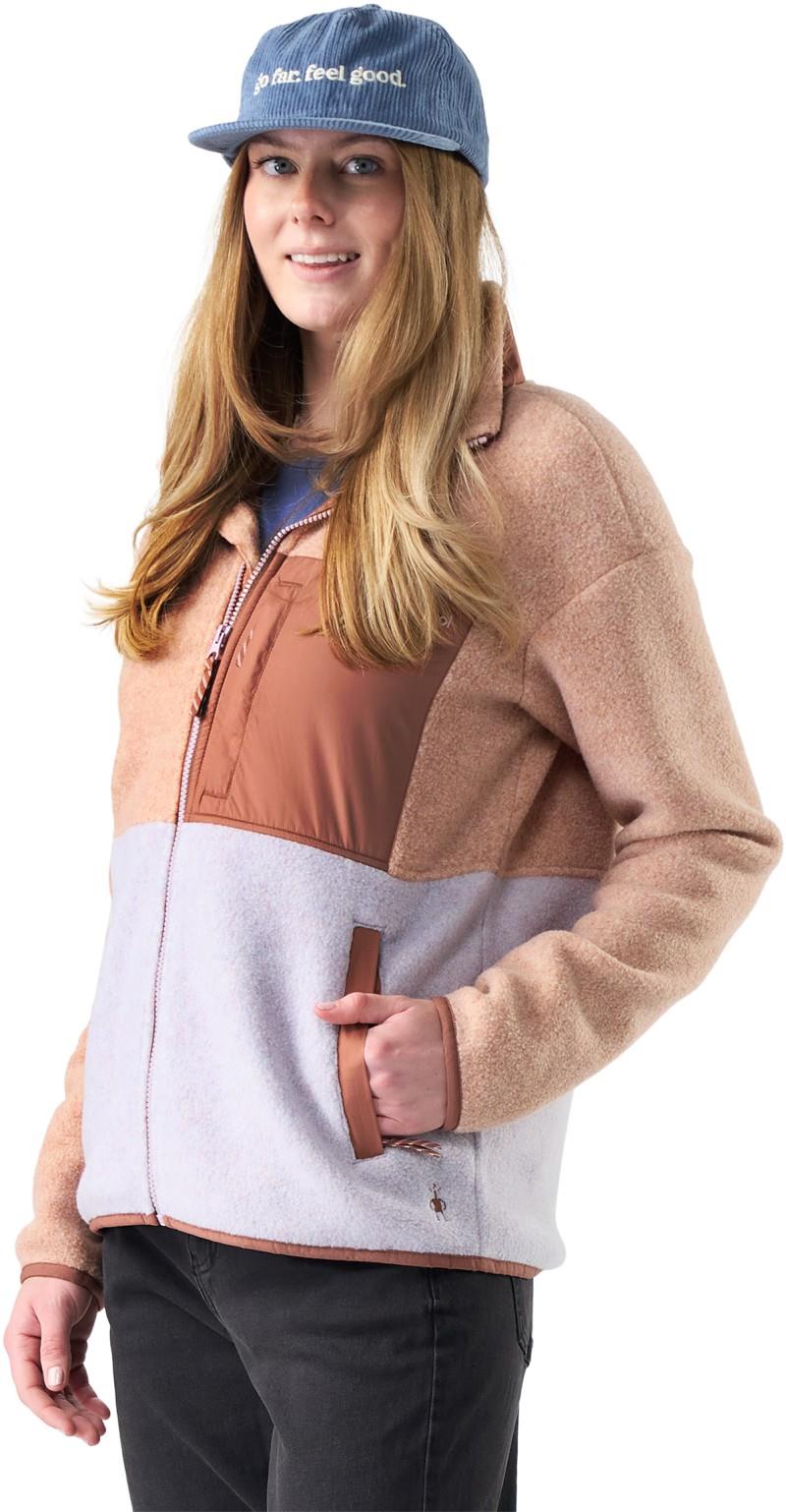 2nd Cut Fleece Jacket - Womens - light mocha 1