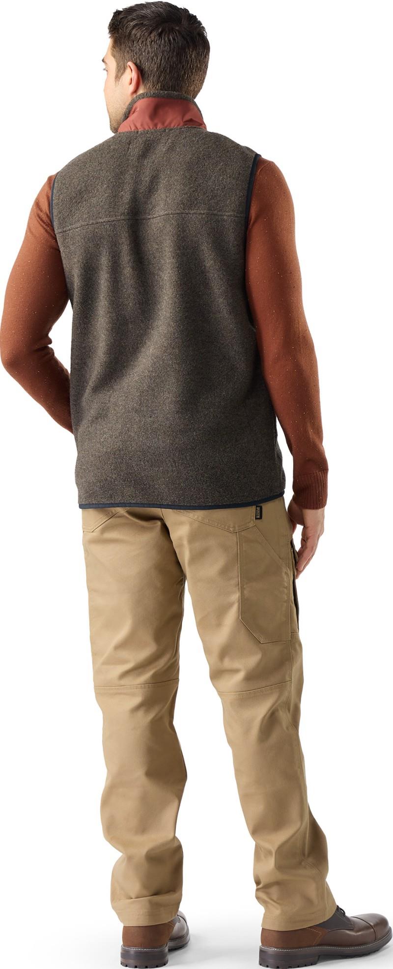 2nd Cut Fleece Vest - Mens - burnt sienna 1