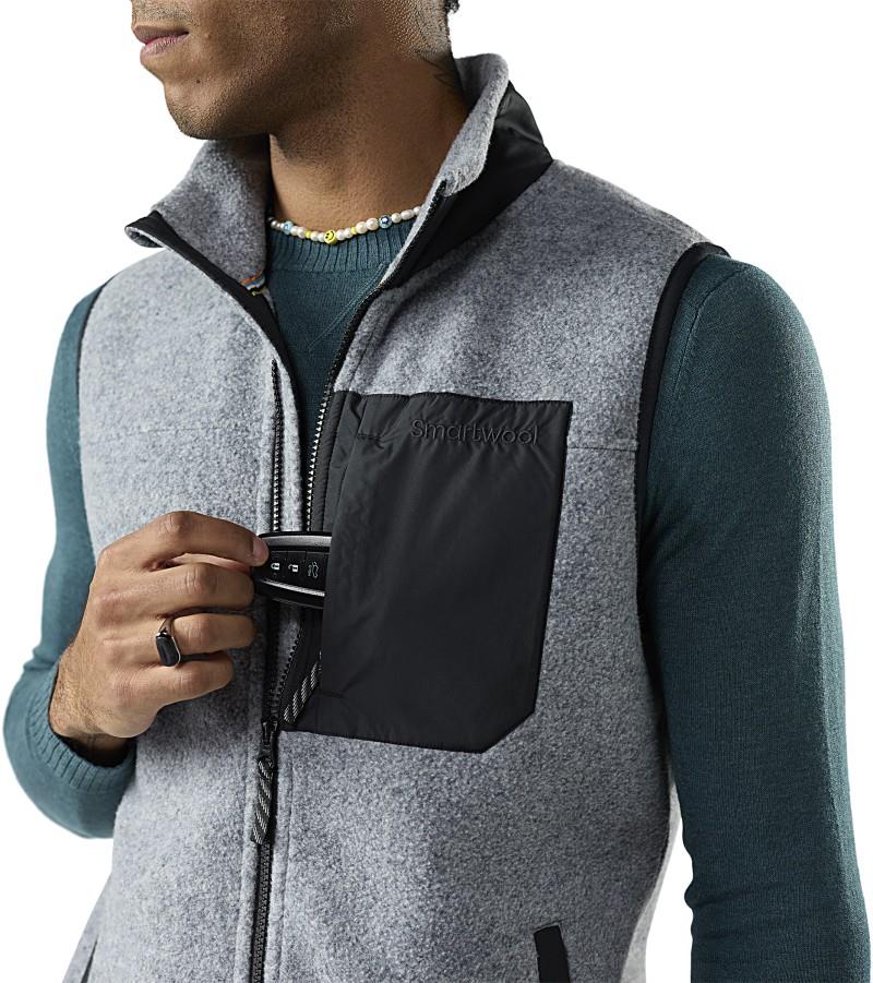 2nd Cut Fleece Vest - Mens - light gray heather 1