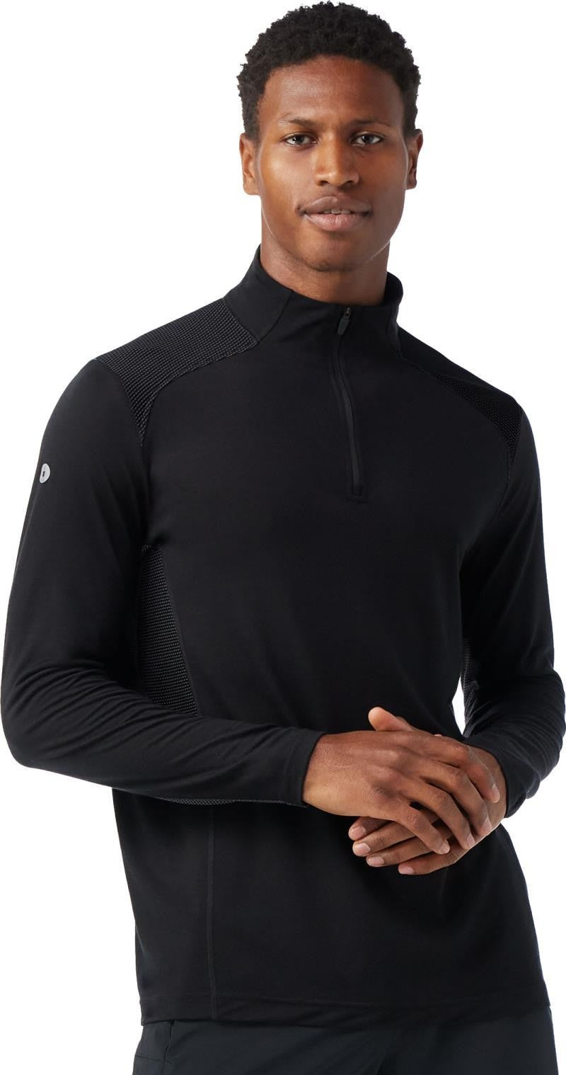 Active 1/4 Zip - Mens - black 1