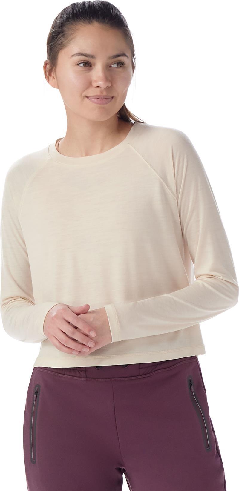 Active Crop LS - Womens - almond 1