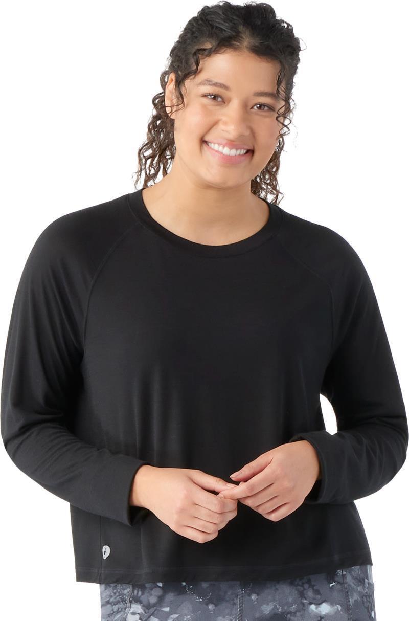 Active Crop LS - Womens - black 1