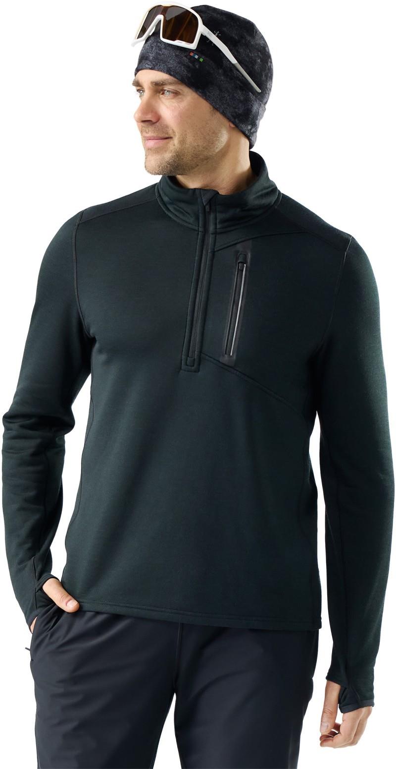 Active Fleece 1/2 Zip - Mens - black 1