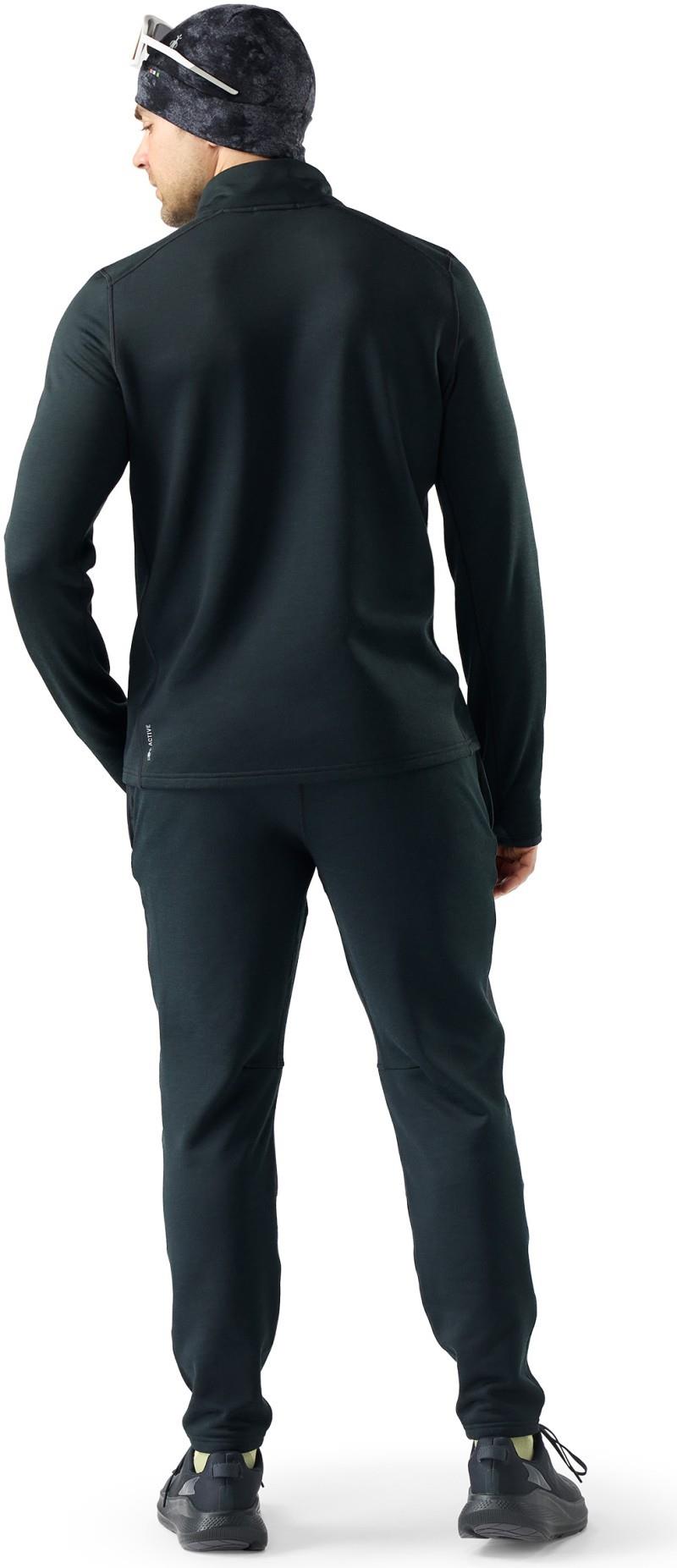 Active Fleece 1/2 Zip - Mens - black 1