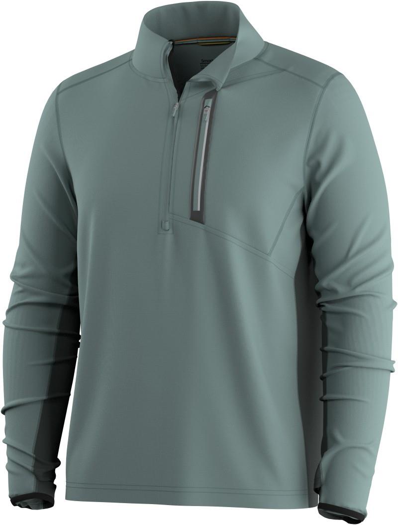 Active Fleece 1/2 Zip - Mens - dusty teal 1