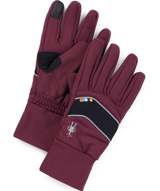 Active Fleece Insulated Gloves - Black Cherry 1