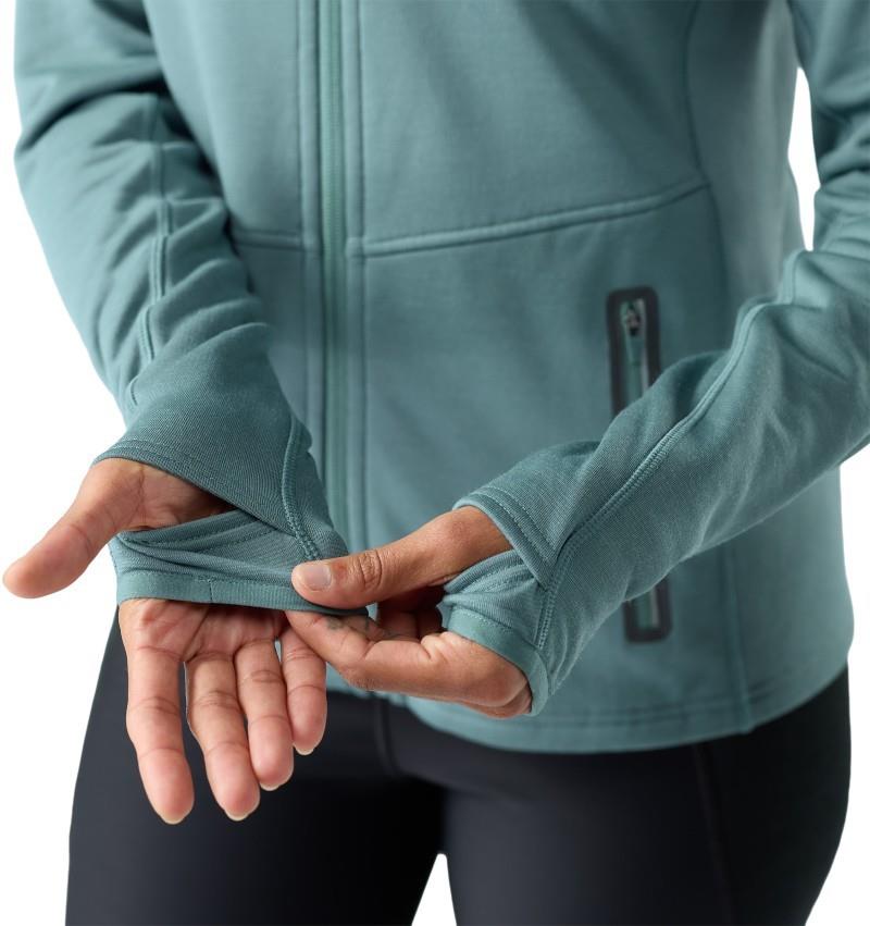 Active Fleece Jacket - Womens - dusty teal 1